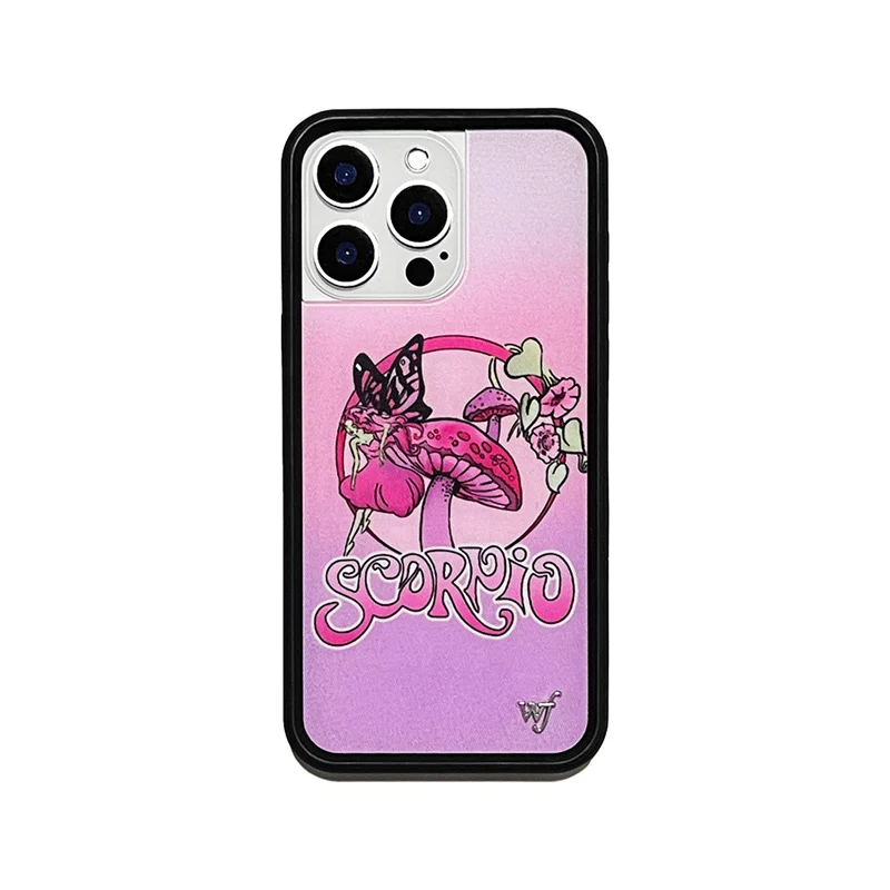 Wildflower 3D Floral Phone Case with Moon and Love Heart Design