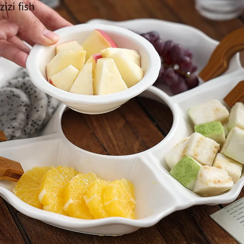 طبق متعدد الأقسام