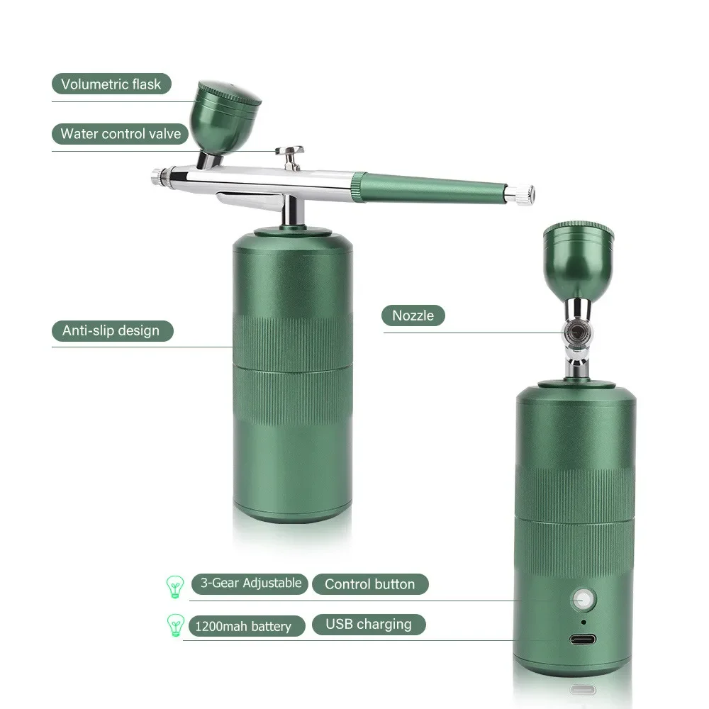 Airbrush Makeup Mini Airbrush Kit Hair Dye USB Multi-Function Spray Barber Machine Cake Pastry Painting Spray