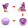 Reusable Silicone Funnel Set 1PC Pink/Purple Silicone Stand Up Pee Funnel with Random Color Storage Box Travel Camping Hotel ZYF 4