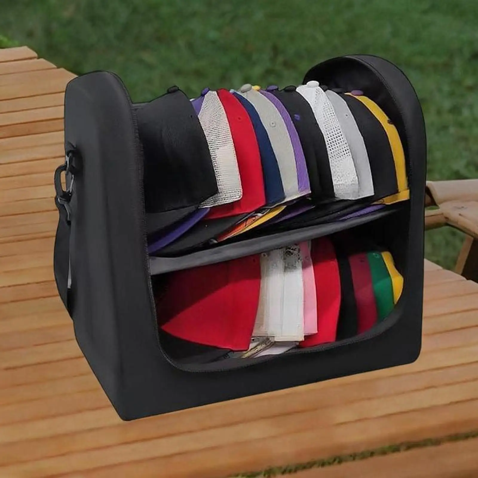 Hat Organizer Bag Large Hat Bag for Men Women Home Storage 24 Ball 