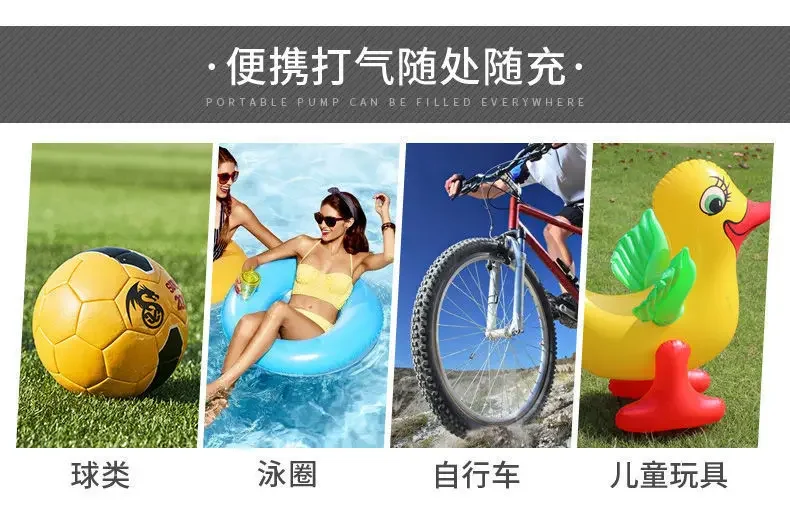Description Picture 5 of itemSchrader Valve Bicycle Pump Inflator Cycling Ball Pump for Football Basketball Hand Mini High Pressure Bicycle Pumps Air