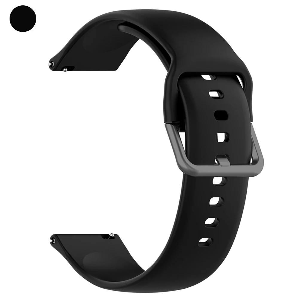 Enhanced Silicone Sports Watch Band – Premium Quality, 20mm/22mm, Multiple Fits