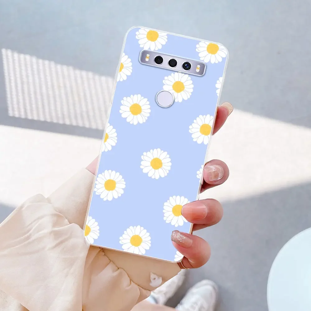 Stylish Clear Silicone Soft Shell Phone Case with Fashion Print Design