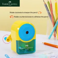 Faber-Castell Pencil Sharpener Automatically Enters Lead Hand-cranked Multi-gear Desktop Rotary Student School Stationery 4