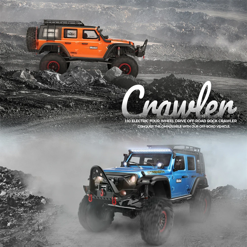 WLtoys 104010 1/10 RC 4WD Fuoristrada Crawler Elettrico &ndash; RTR Pronto All'Uso