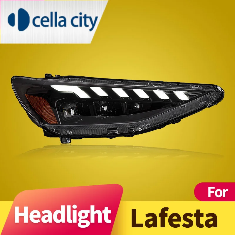 

Headlight Assembly for Hyundai Lafesta 2019-2021 LED DRL LED Dual Beam Lens LED Lens High Beam LED Sequential Turn Signal