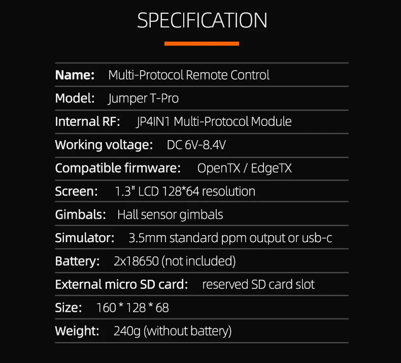 Jumper T-Pro Internal RF: JPAINI Multi-Protocol Module