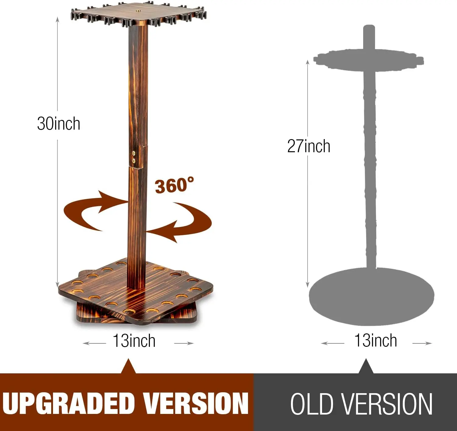 360度回転式釣り竿ホルダー,最大16本のロッドをサポート - AliExpress