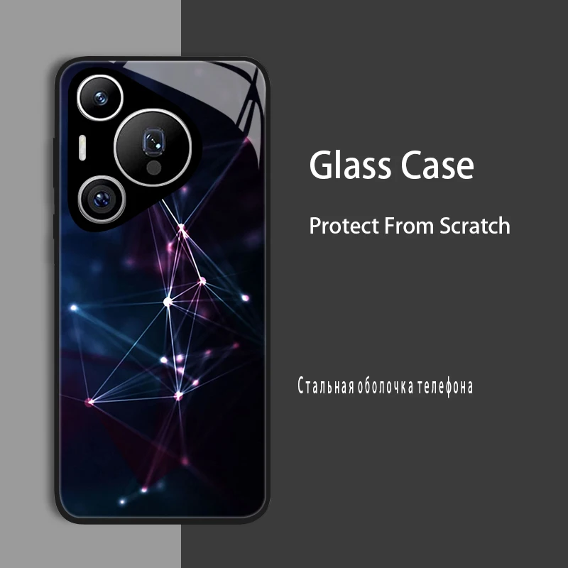 Enhanced Shockproof Tempered Glass Case Cover for Huawei Pura 70 Series
