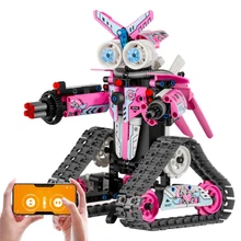 

APP Remote Control Electric Intelligent Robot Building Blocks 3 in 1 Creative Technical MOC RC Robot Bricks Toys For Children