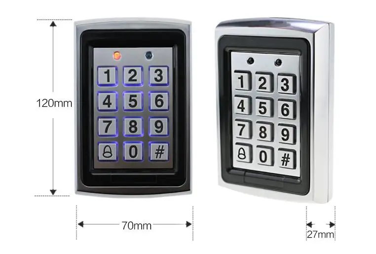 Access Combination Code RFID digital password lock Keypad Waterproof Outdoor 125Khz System door lock