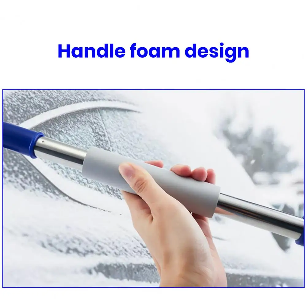 Solid Abs Auto Snow Shovel Multi-functional Snow Removal Tool Premium Car Brush Ice Scraper Durable Aluminum Alloy Handle