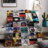 R-Radiohead Anime Blanket for Decorative Sofa Bedspread on the Bed Fluffy Soft Blankets Boho Home Decor Bedroom Decoration Throw 1