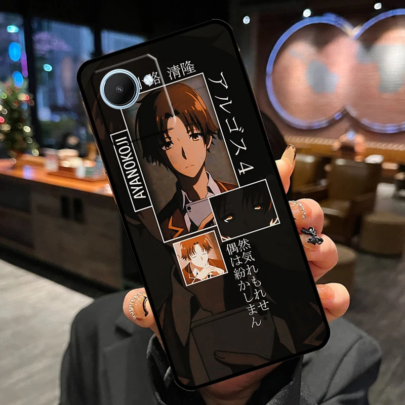 Kiyotaka Ayanokoji Anime Case For Realme 8 9 10 Pro Plus GT 2 Pro