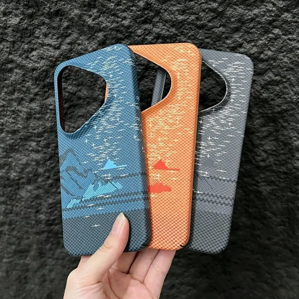 Slim Kevlar Carbon Fiber Texture Phone Case