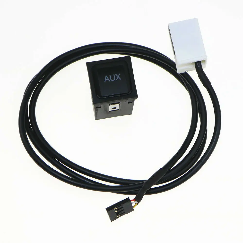1Set Aux Input Adapter Switch Socket Plug Adattatore Per Cablaggio Per Rcd510 Rcd310 Vw Jetta 5 Golf 5 Mk6 Scirocco 5Kd035724A