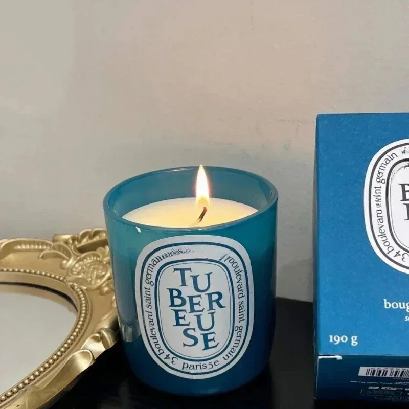 

Ароматические свечи Blue Limited Tuberose, французские ароматы, романтический диффузор для дома стойкий аромат, Ароматизатор воздуха