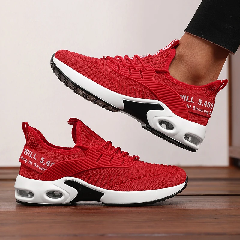 Men's Blue Breathable Mesh Lightweight Sports Shoes