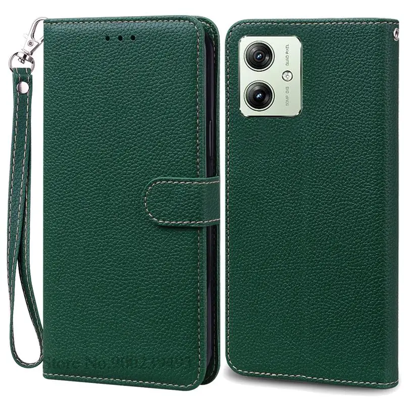 Elegant Silicone Leather Flip Wallet Case