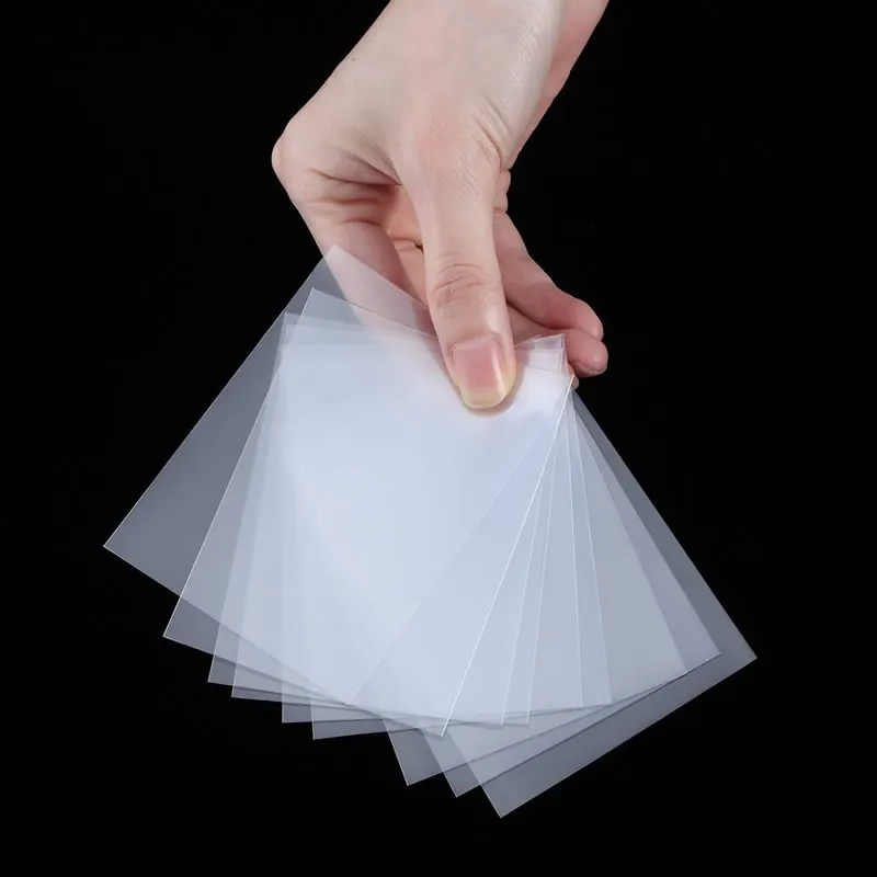 Transparent Games Card Sleeves 100 Counts Playing Protector Compatible Trading Cards Folder Case Holder Toy Gift