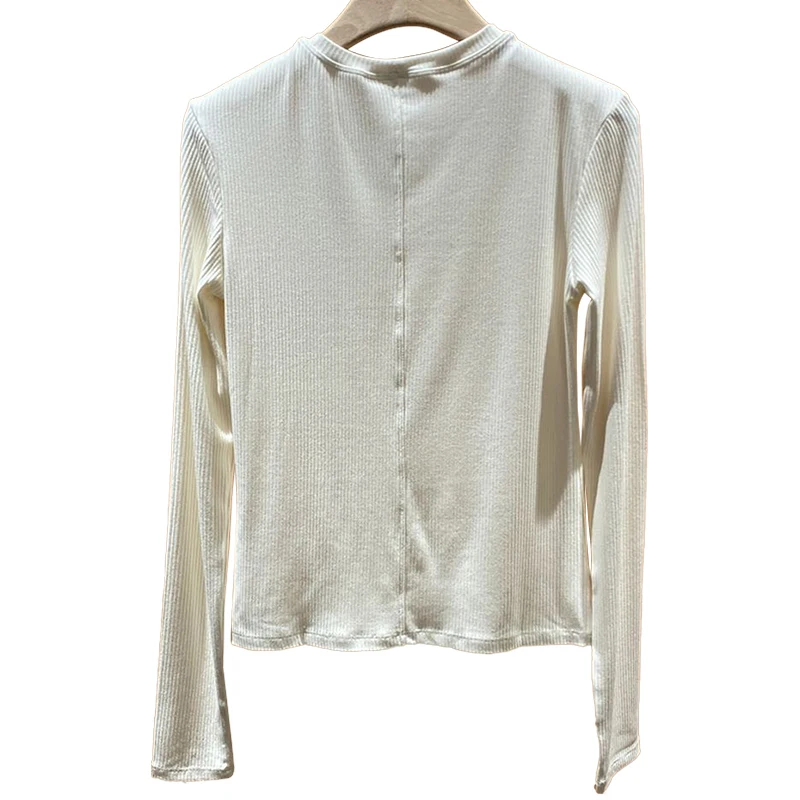 2025 موضة المرأة رياضي اليوغا بلون تي شيرت رياضي ط...