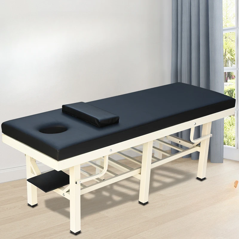 Physiotherapy Metal Massage Bed Comfort Beauty Speciality Tattoo Massage Bed Folding Bathroom Lit Pliant Salon Furniture WZ50MB