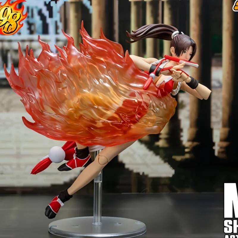 

Женская оригинальная модель 1/12, модель "Король бойцов" 98 Ultimate Match Mai Shiranui, аниме Коллекционные фигурки, игрушки, подарки
