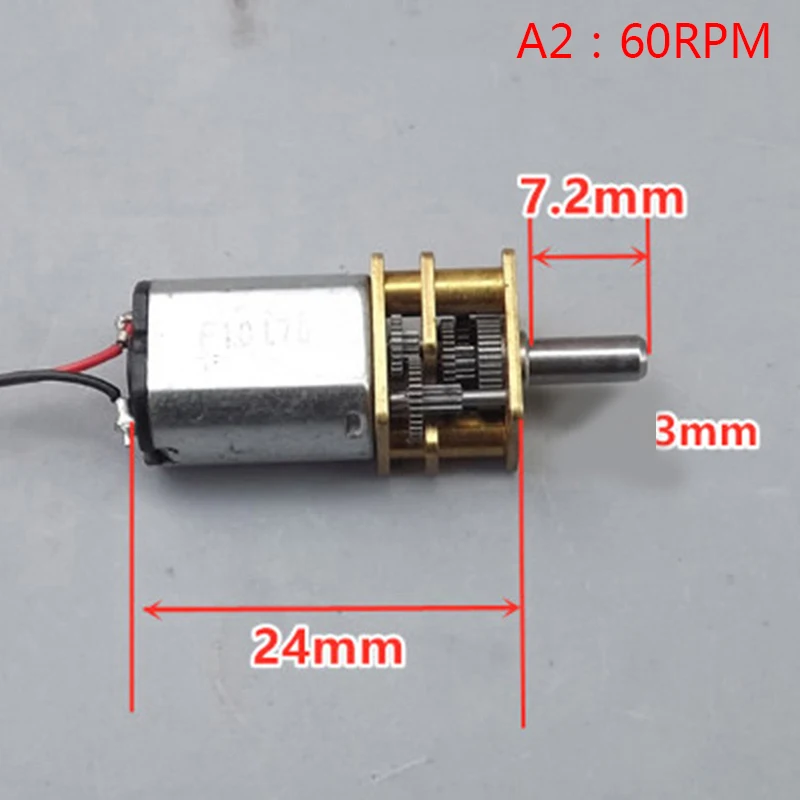 S514c15e15d9d47fbb4d083622b9d356am 1 szt. Gorąca sprzedaż Dc 12V 28/40/60/300Rpm niska prędkość mikro Mini N20 Volledig Metalen Versnellingsbak akcesoria silnik reduktora biegów