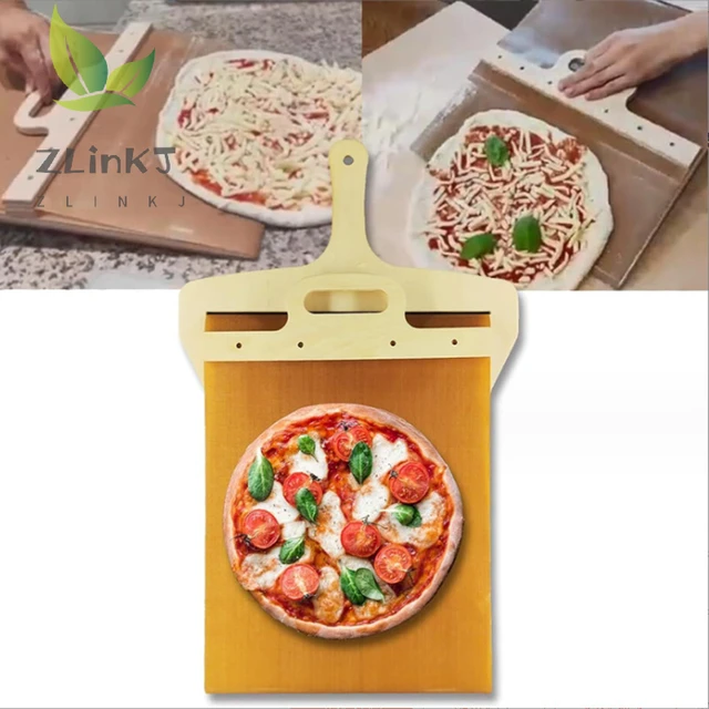 Sliding Pizza Peel Non-stick Wooden Pizza Transfer Shovel With Handle  Baking Tool Pizza Tray Baking Tool Kitchen Accessories - AliExpress