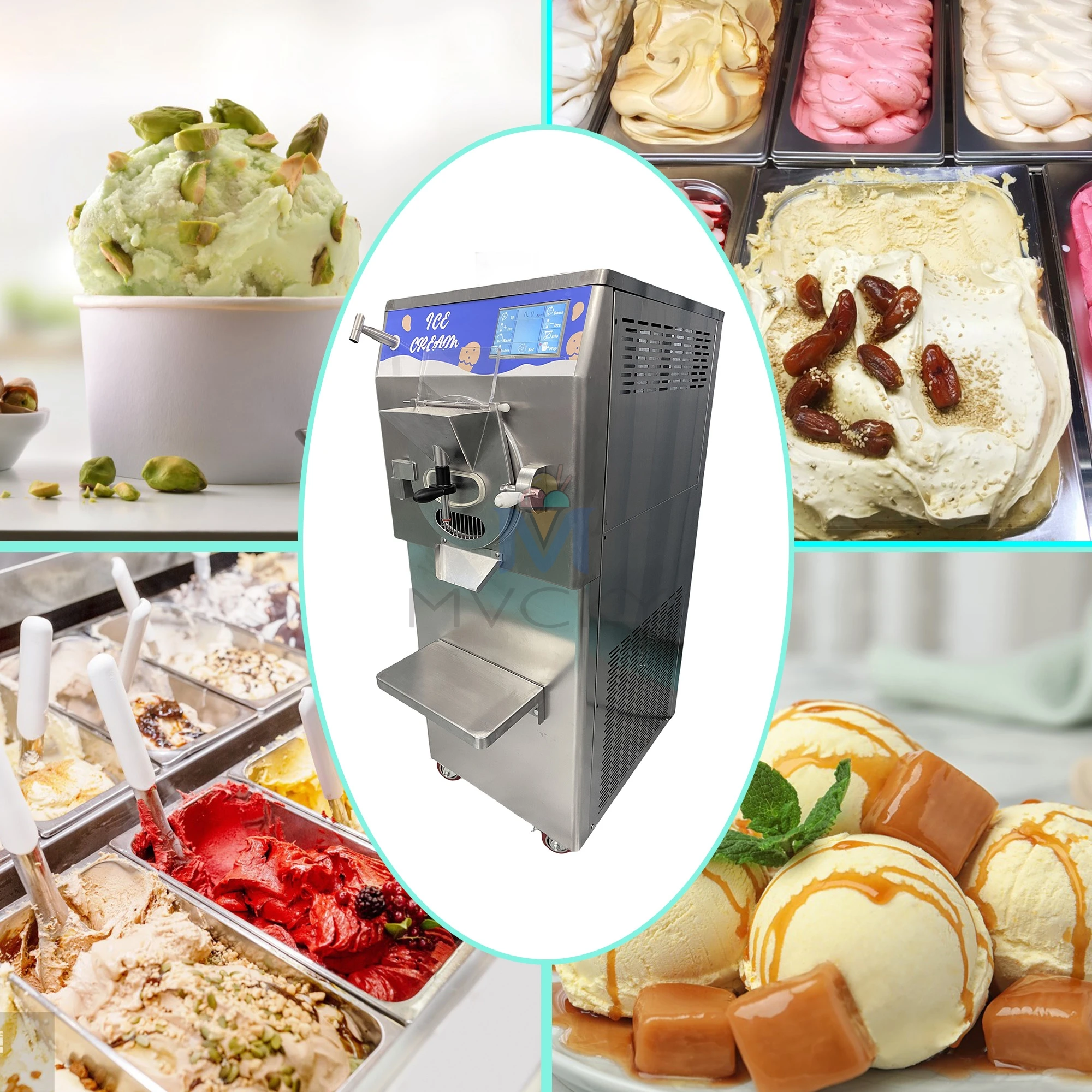 Snack Machinery Hard Ice Cream Machine Italian Gelato Maker Machinery for  Sale - China Ice Cream Machine, Gelato Machine with Pasteurizer