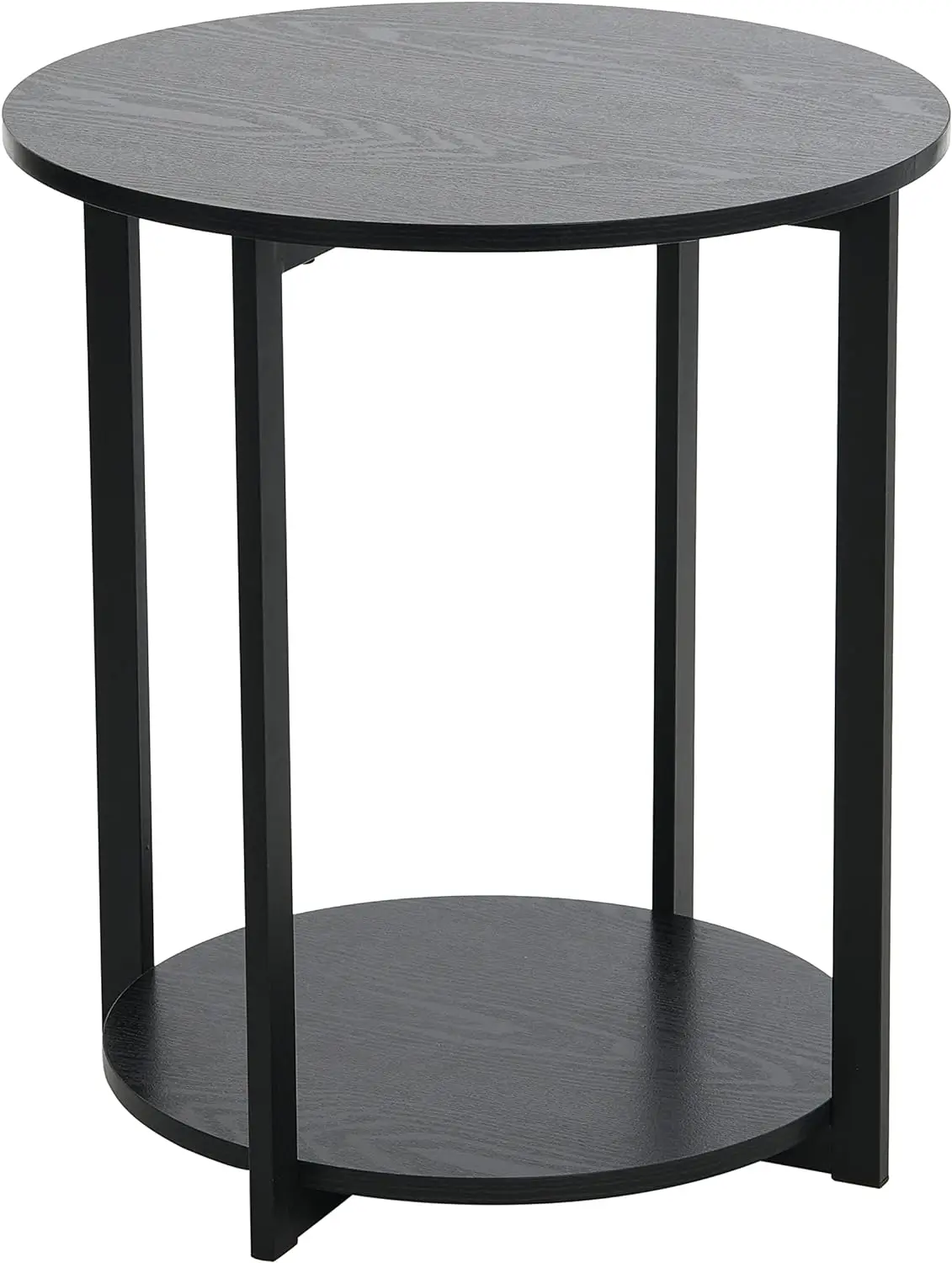 

Oak Round End Table 2 Tier