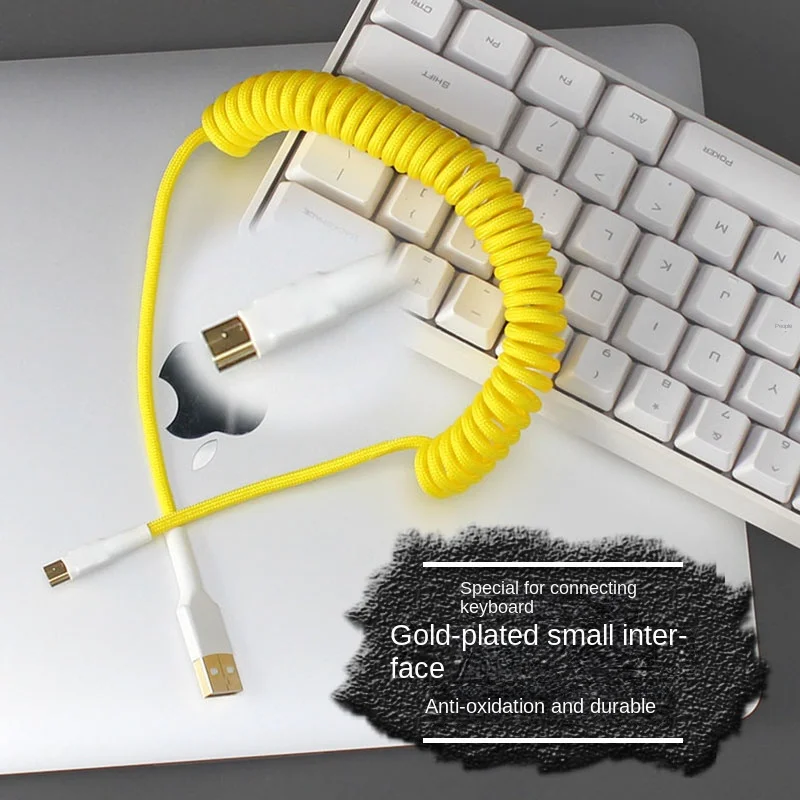 우산 로프 기계식 키보드 케이블 미니 usb 꼰 네트워크 고객 부족 데이터 연결 케이블