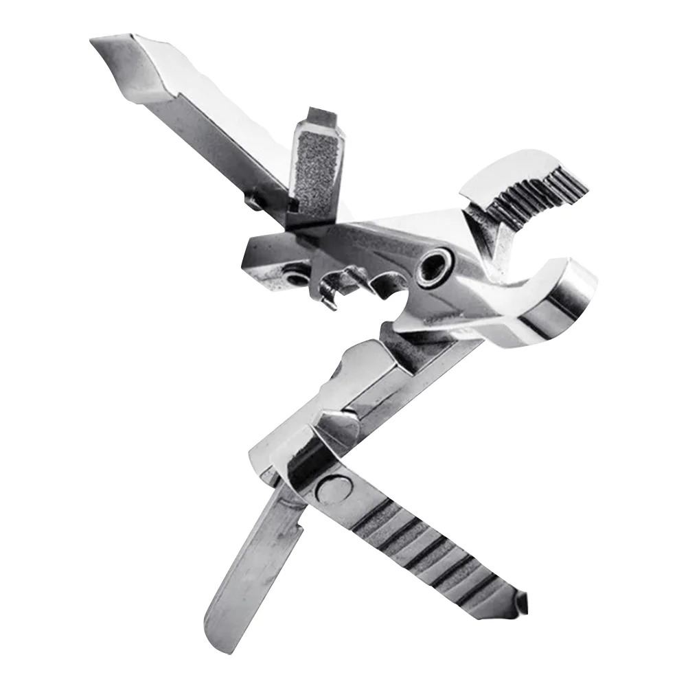 

Multifunctional Pliers Keychain Stainless Steel Pincers Folding Multi-use Metal