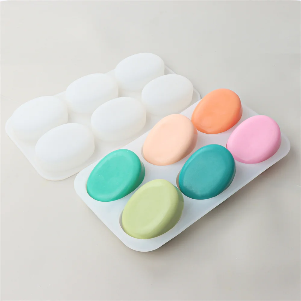 6 Hole Silicone Soap Molds DIY Handemade Mould Food Grade Silicone Soap  Making Tools Bathing Soap Mold Soap Form Making Supplies - AliExpress