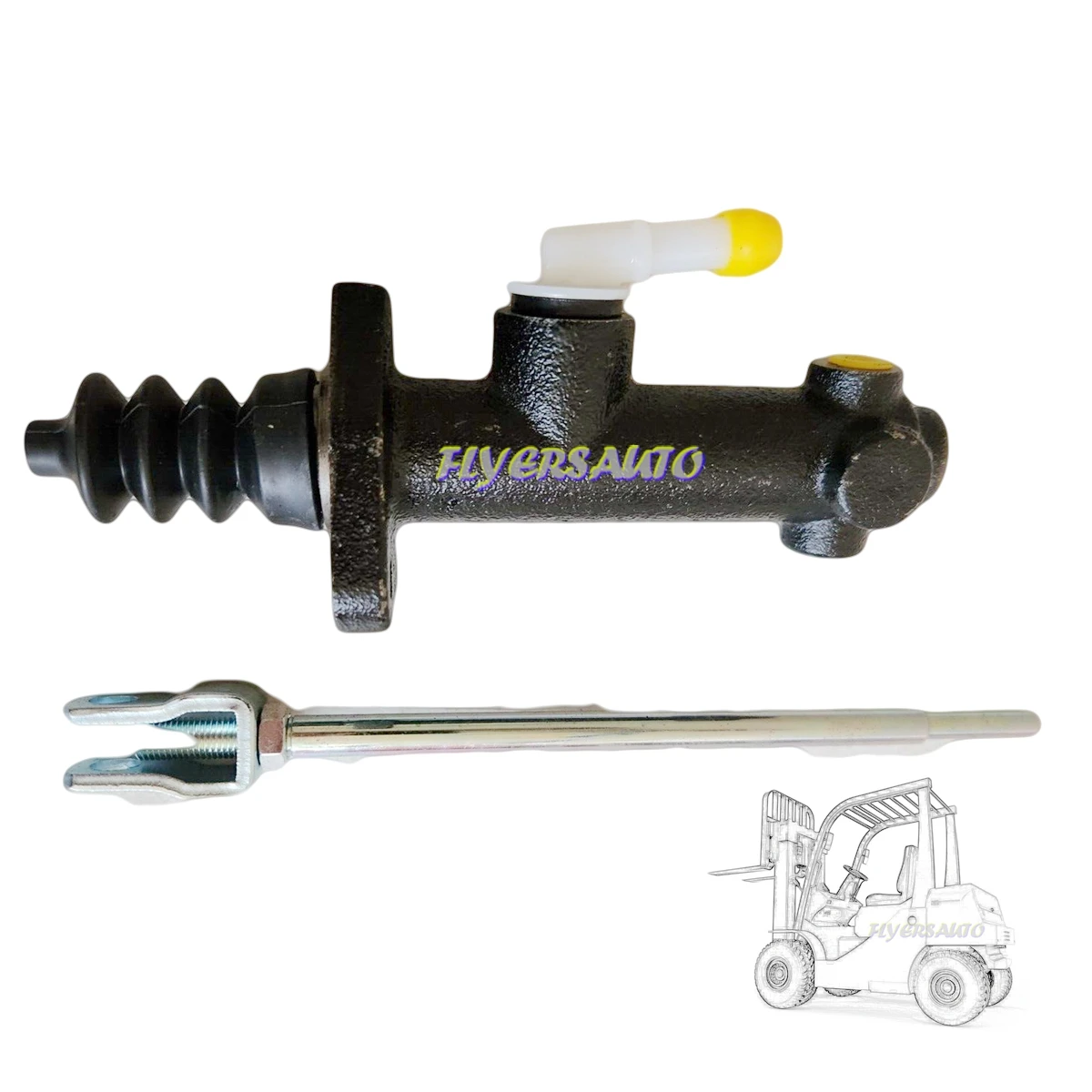 Master Cylinder w/Push Rod 1536724 HY1536724 for Hyster H40FT H50FT H60FT S30FT YALE VX 50VX #FLYERSAUTO FORKLIFT PARTS