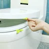 1PC Green Leaf Shape Toilet Lid Lifter, Pull Handle, Toilet Flip Cover, Lift Toilet Pull Ring 2