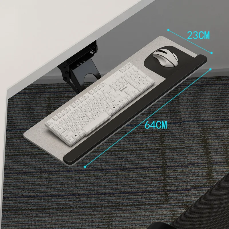 Suporte para Teclado e Mouse Inclinação Ergonômica Tamanho xl Lk06ad com Dois Mouse Suporte Bandeja para Teclado Computador Mesa - Imagem 3