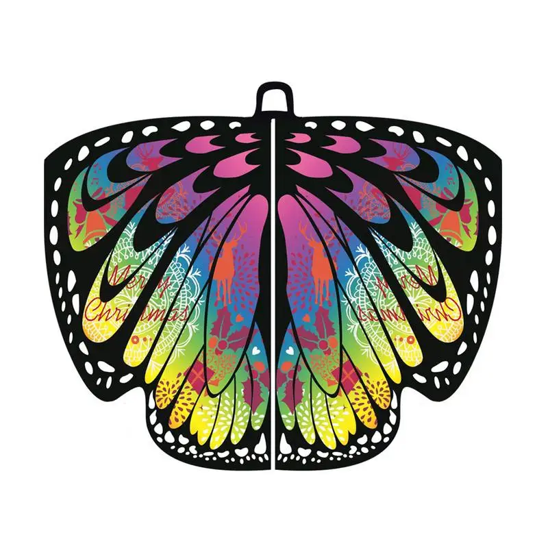 

Women Butterfly Wings Cape Colorful Butterfly Costume Cape For Women Girls For Masquerade Accessories Halloween Party Favors
