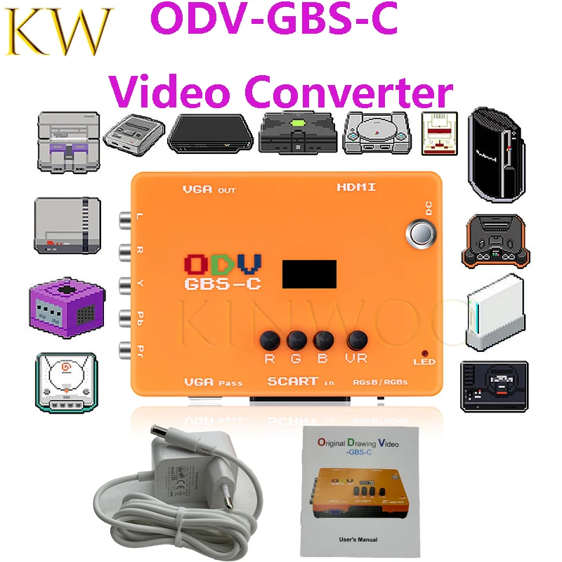 ODV-GBS-C AIO OSSC Adapter Compatible Low Resolution Control RGBS