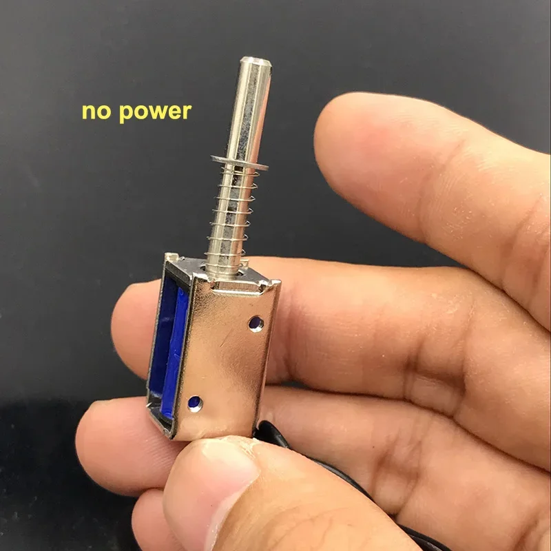DC 5V-12V 6V Mini DC Solenoid Electromagnet Push Pull Suction Type Micro Electric Magnet For Household Appliances Spring Magnet push pull electromagnet