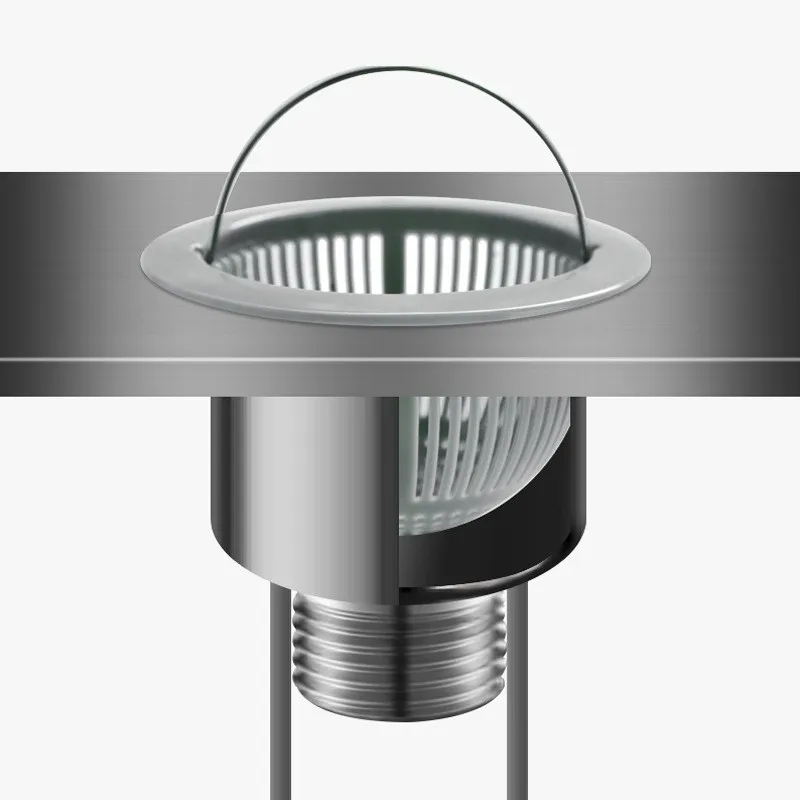 Kitchen Sink Filter Strainer Hair Catcher Sewer Strainer Stopper Drain Hole Filter Trap Waste Screen For Bathroom Accessories