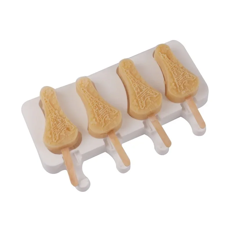 3 Cavities Christmas Tree Ice Cream Silicone Mold Popsicle Ice Cube Tray  Pudding Chocolate Mold Gifts Kitchen Tool Ice Maker - AliExpress