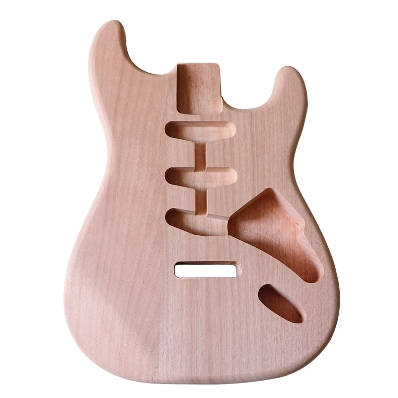 Cuerpo de guitarra eléctrica ST, cuerpo de madera de caoba, Color