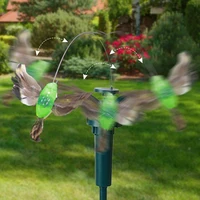 3/4pc Solar Powered Dancing Fluttering Butterflies Garden Decoration Flying Humming Bird Garden Yard Outdoor Home Decor Farmland 4
