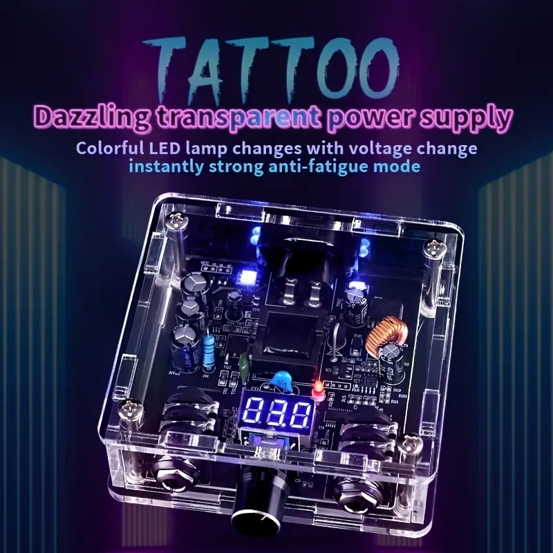 Tattoo Accessories Tattoo Power Supplies 3 Hole Dual Mode Tattoos Power  Source For LED Display Professional Tattoo Supplies Kit - AliExpress