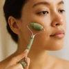 Jade Face Massage Roller, Skin Toning and Lymphatic Drainage, Facial and Neck Care Tool