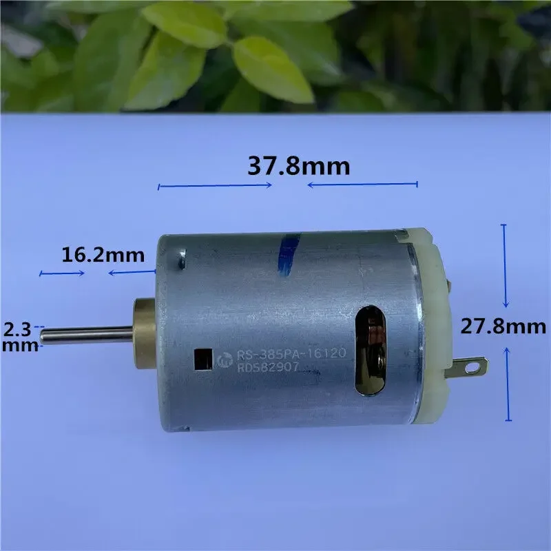 Micro 28 мм Mabuchi RS-385PA-16120 двигатель, высокоскоростной двигатель для фен для волос, тепловой пистолет