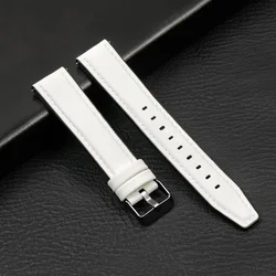 Elegant Leather Wristband - 20mm/22mm Adjustable Strap - 22mm (126WB)