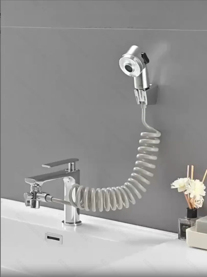 Wandmontierter Wasserhahn-Verlängerer mit Duschkopf, Haustier-Badeadapter, Perfektes Weihnachts- und Halloween-Geschenk für Tierbesitzer – Detail 7